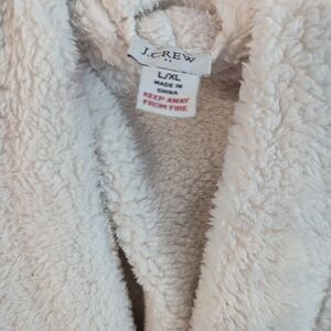 J. Crew Sherpa bath robe